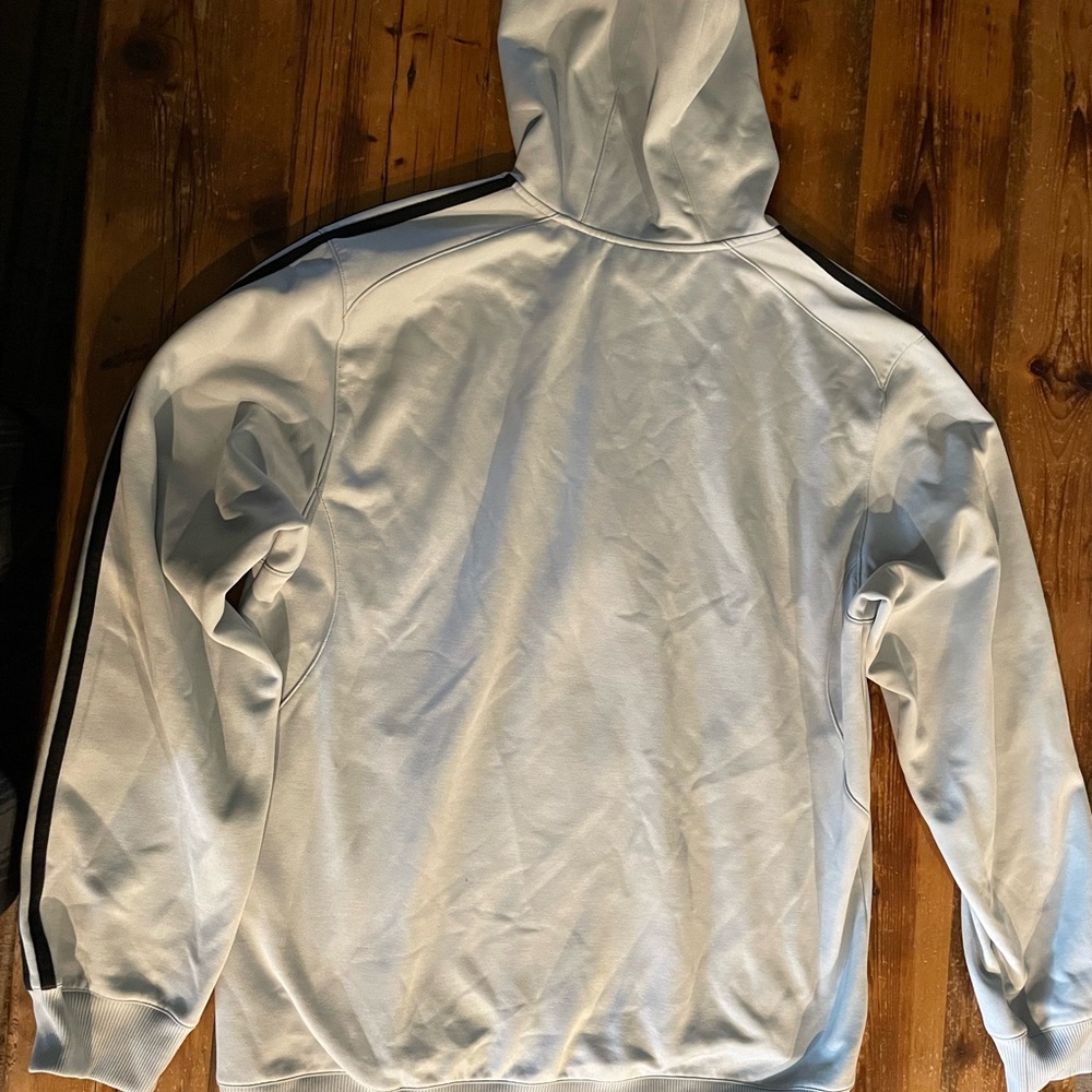 Adidias Men’s Grey Zip Hoodie
